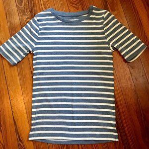 GAP Half-Sleeve Striped Modern T, Size Small
